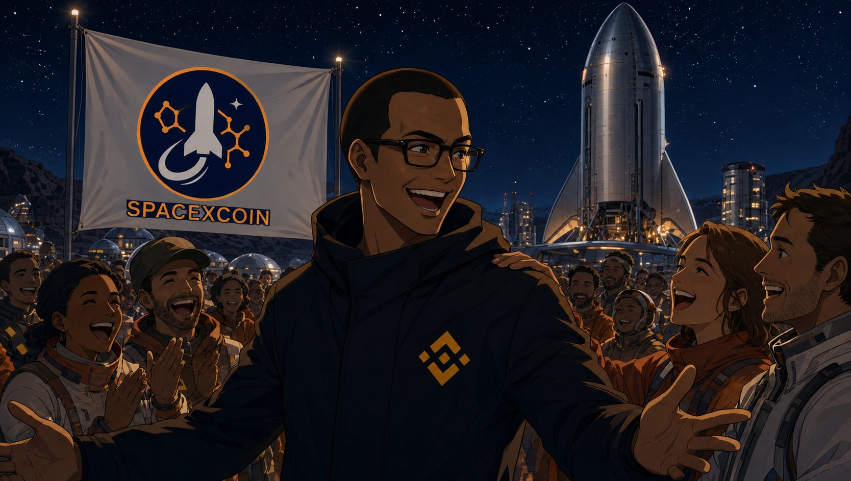 Launch day at the colony