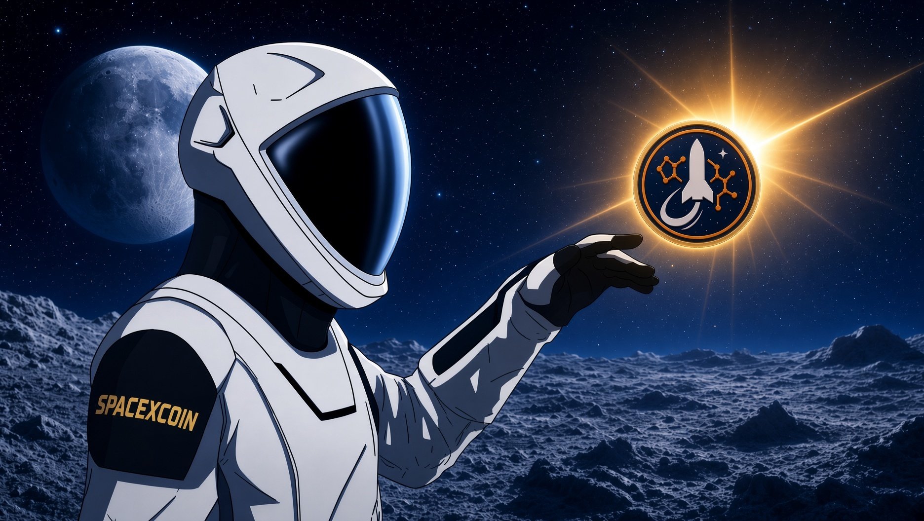First contact on the moon